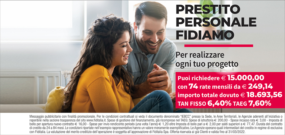 Agenzia Aesse Solutions S.a.s. Fiditalia | Palermo, Trapani, Mazara Del Vallo | Banner Fidiamo