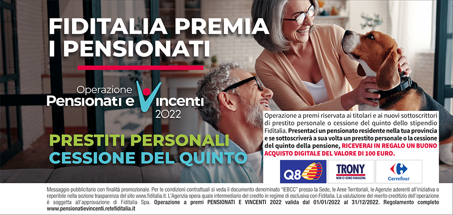 Agenzia Aesse Solutions S.a.s. Fiditalia | Palermo, Trapani, Mazara Del Vallo | Banner PensionatiEVincenti